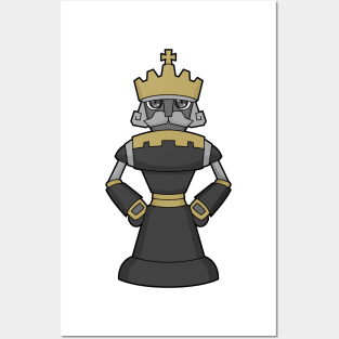 Chess piece King Crown Chess Posters and Art